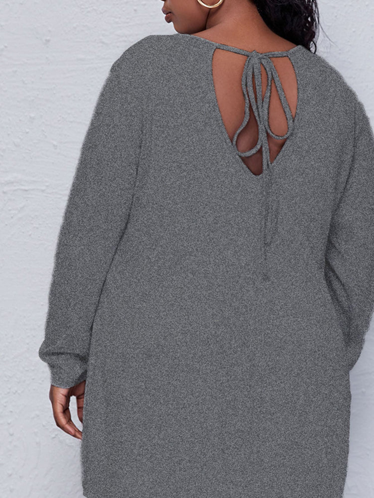 Elengatine Plus Plain Dress