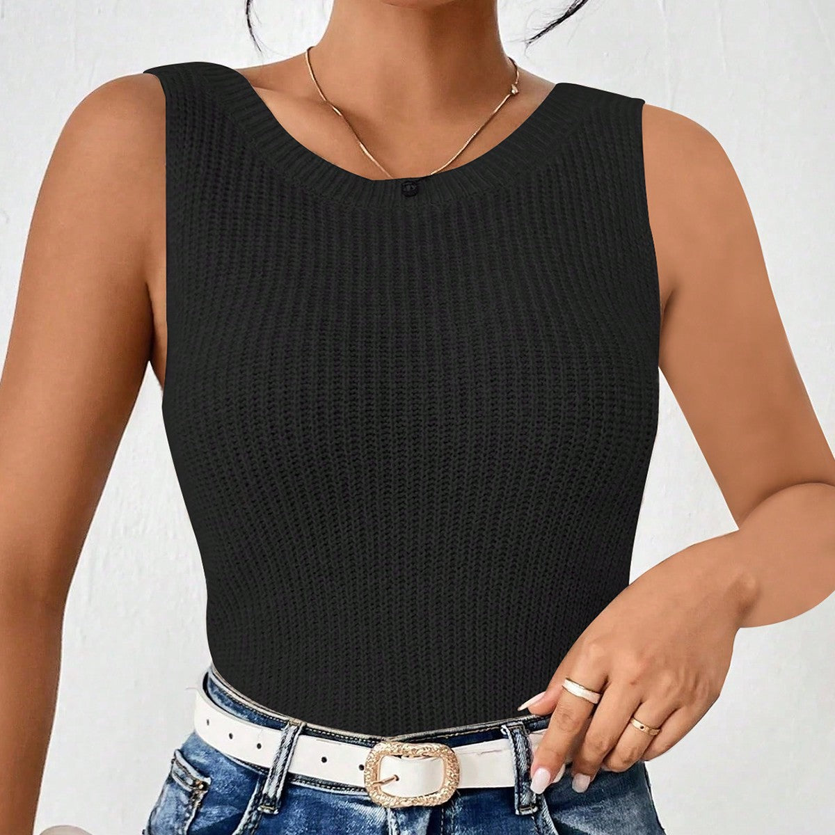Fashionable Women's Woolen Top