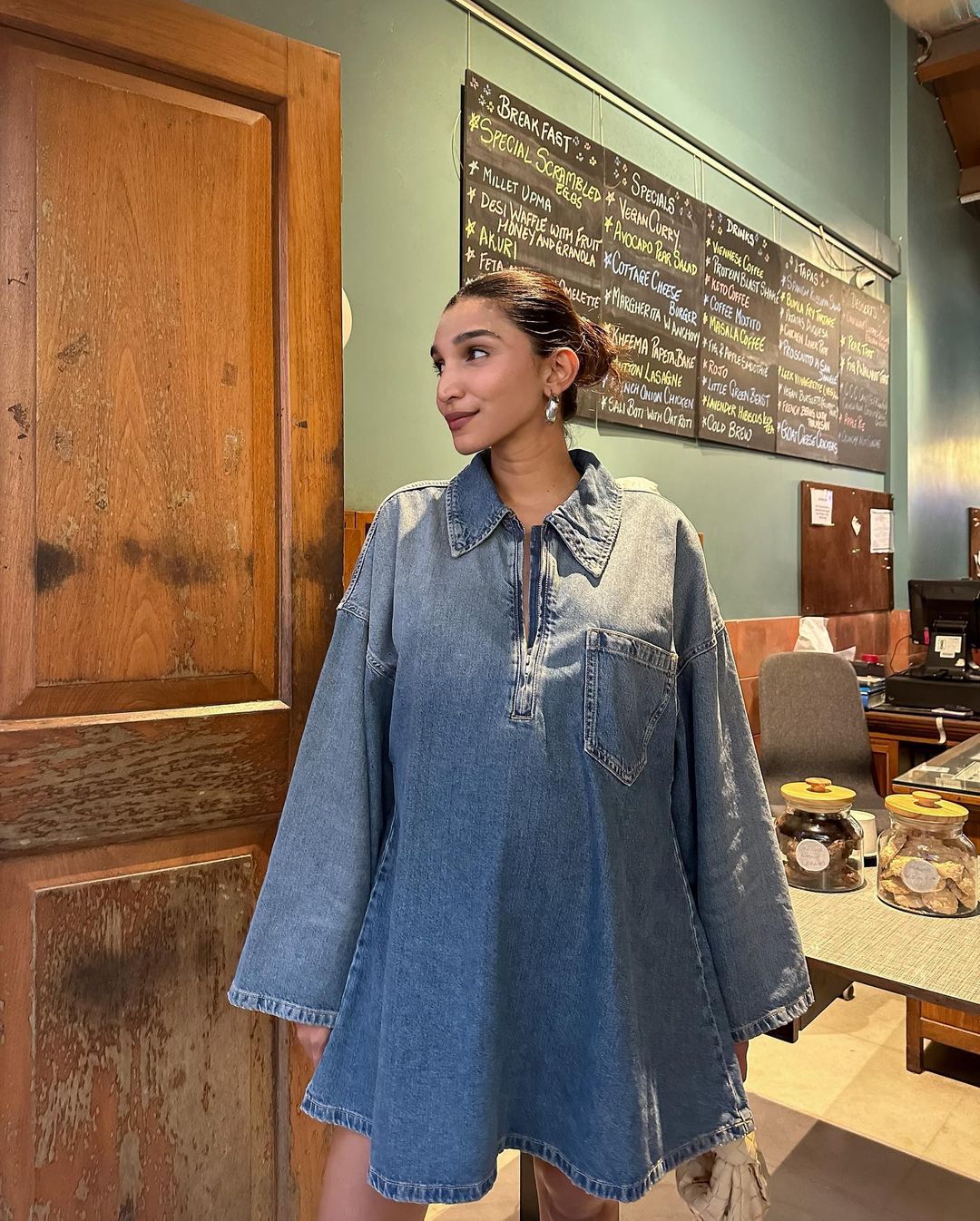 Elengatine Women's Denim Top BTN007