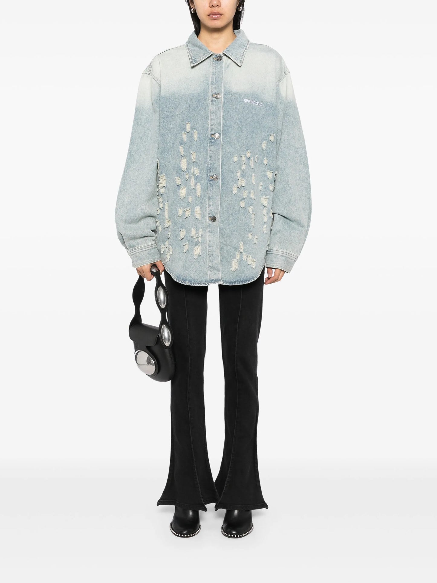 Elengatine Causal Blue Denim Coat for Women BTN0013
