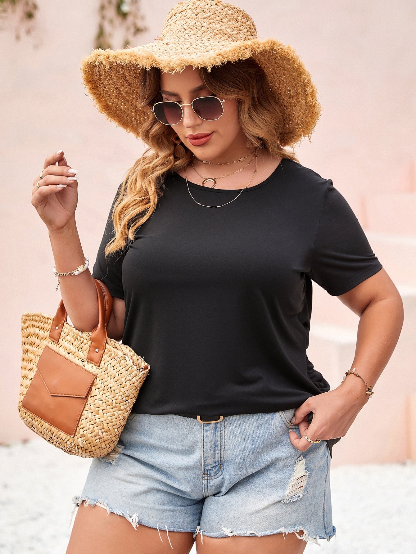 Elengatine DarK Green Causal T-Shirt MY0795