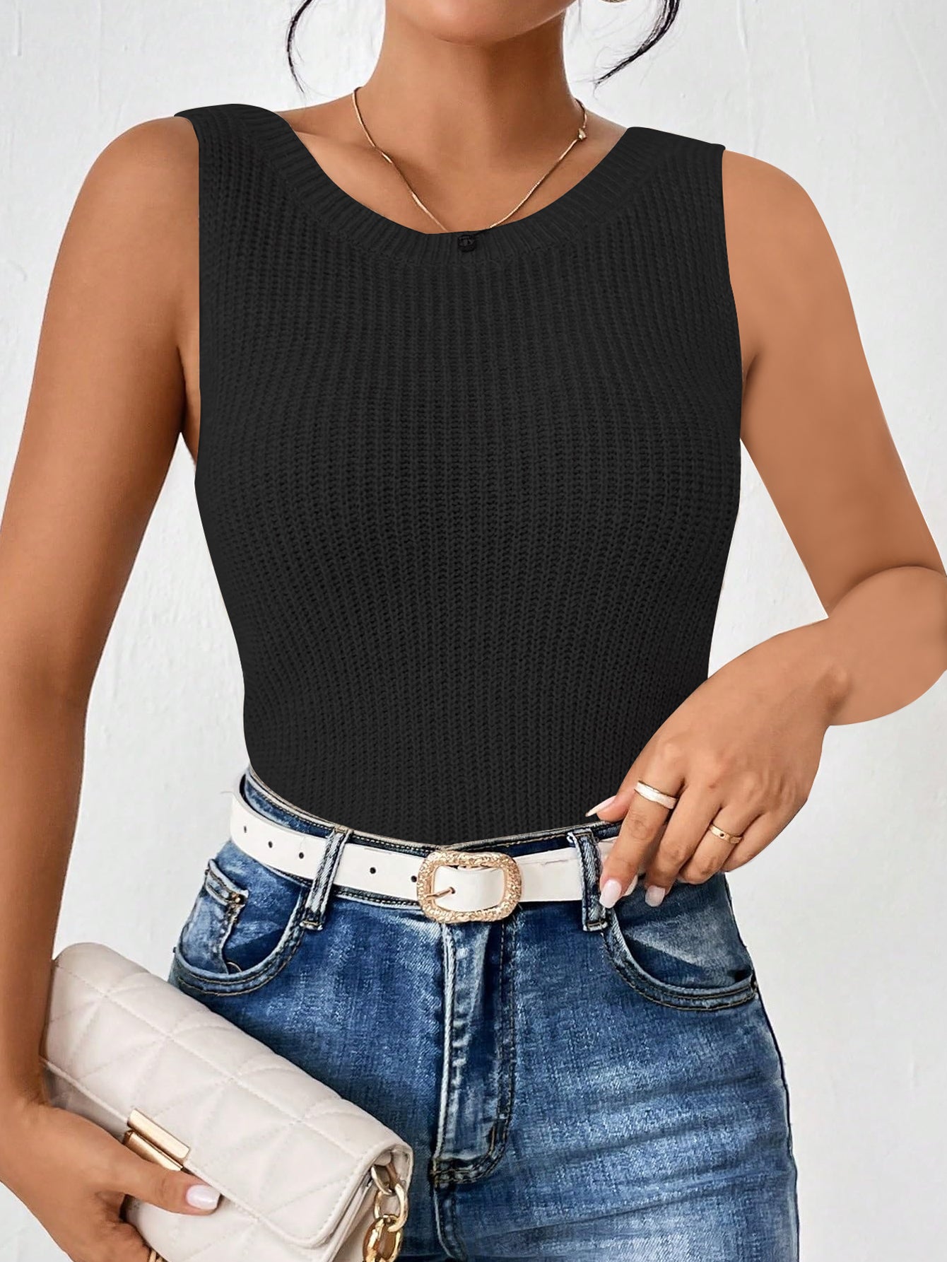 Fashionable Women's Woolen Top