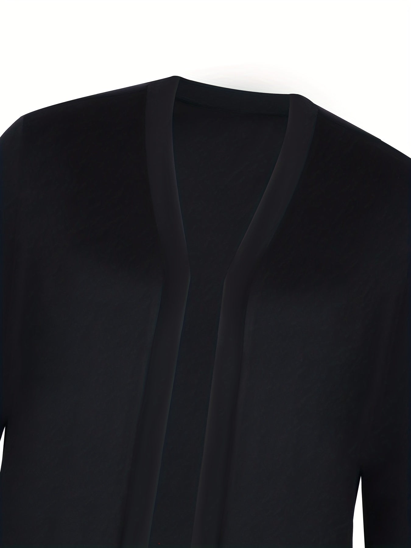 Elengatine Plus Casual Daily Simplicity Solid Color Cardigan Collar Coat