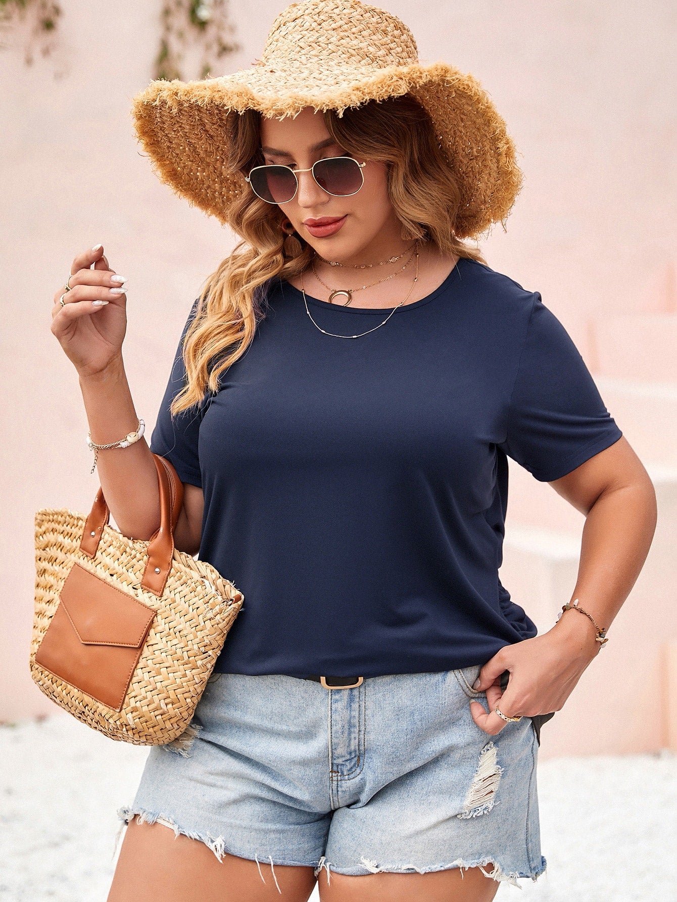 Elengatine DarK Green Causal T-Shirt MY0795