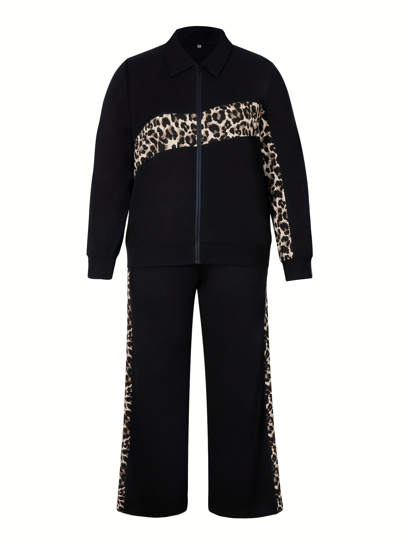 Elengatine Plus Women's Sweatpants Sweatsuits 2 Piece