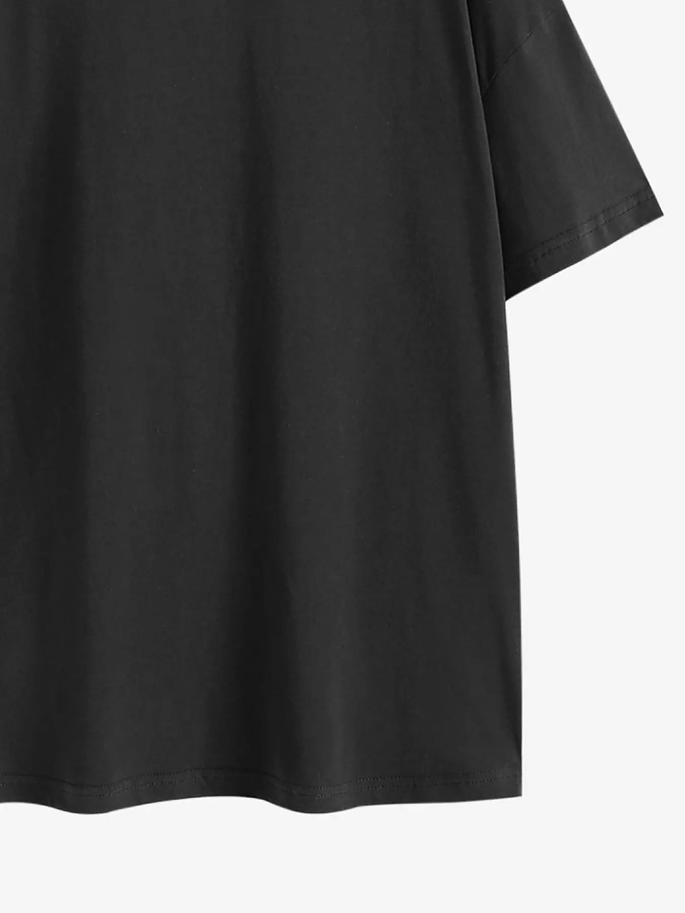 Elengatine Cool Letter Graphic Drop Should Tee