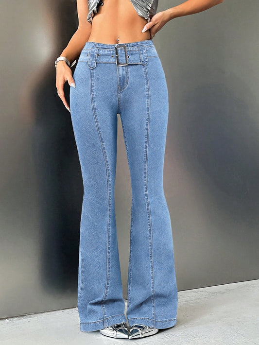 Elengatine Causal Blue Jeans for Women BXD0037