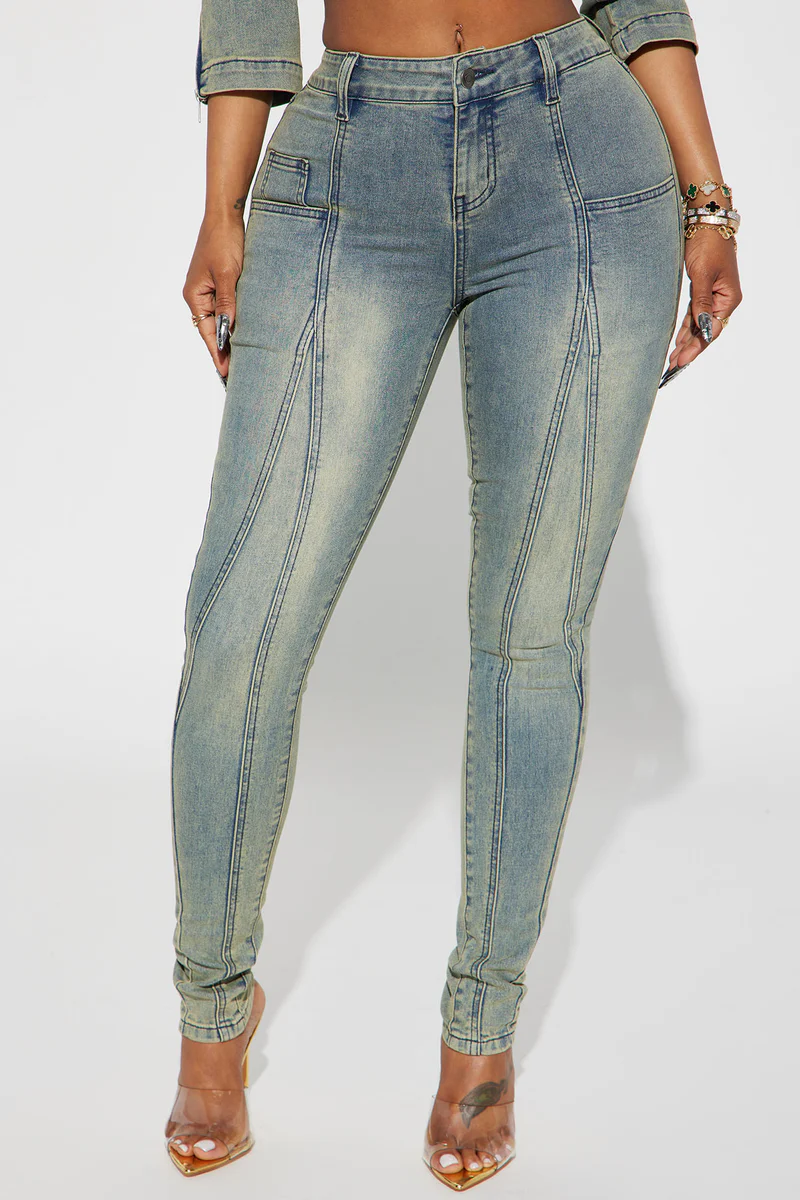 Elengatine Causal Blue Jeans for Women BTN018