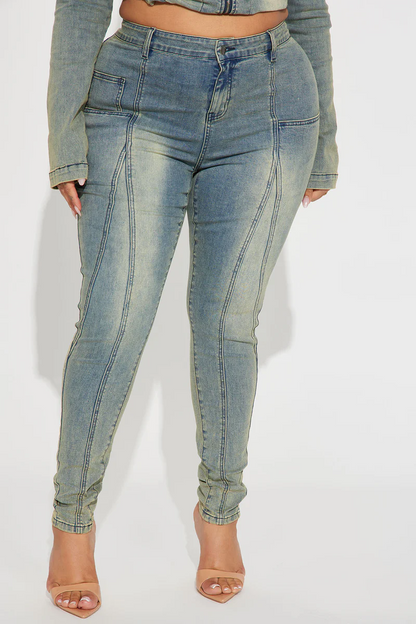 Elengatine Causal Blue Jeans for Women BTN018