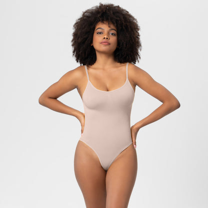 Elengatine Plain Shapewear Bodysuit Fashion