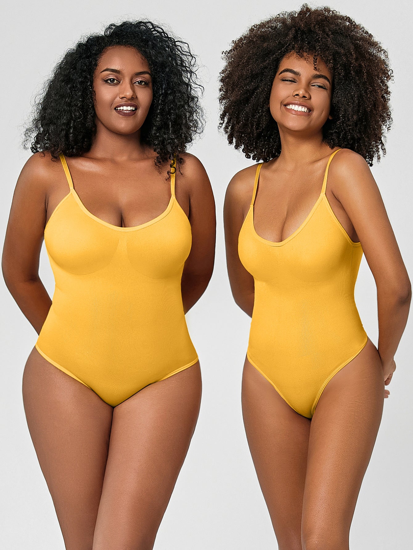 Elengatine Plain Shapewear Bodysuit Fashion