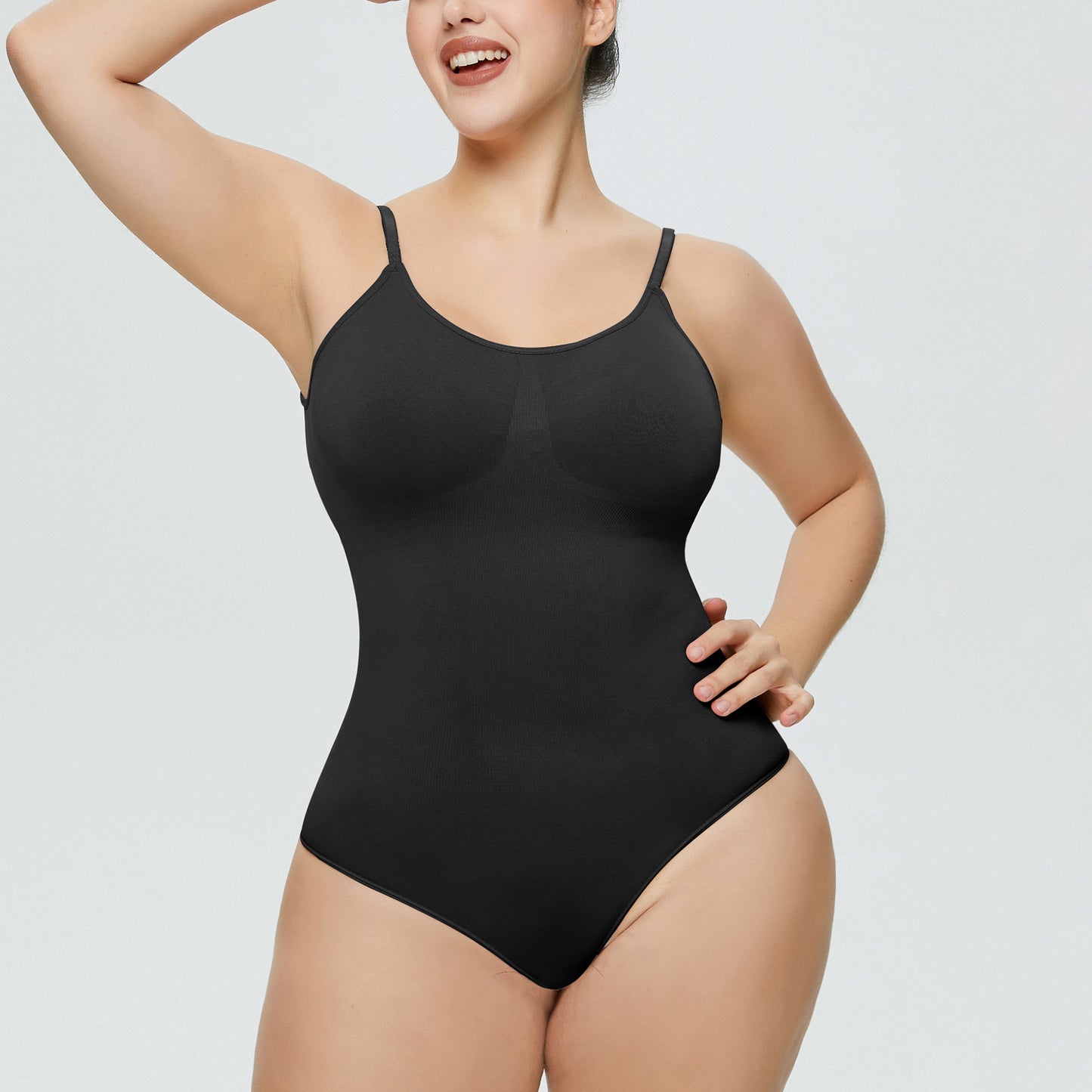 Elengatine Plain Shapewear Bodysuit Fashion